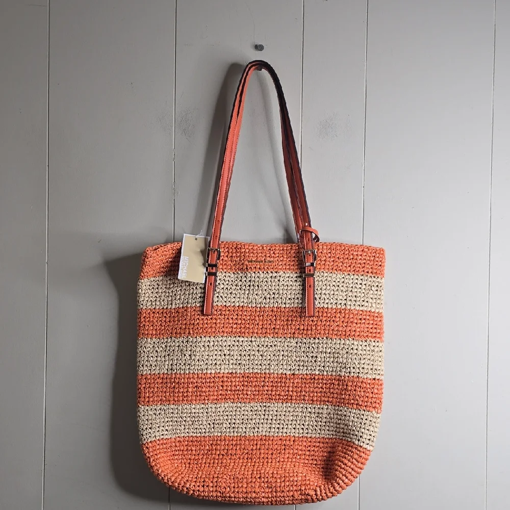 MICHEAL Micheal Kors Quinn Large North South Tote Bag Nwt - Picture 3 of 16